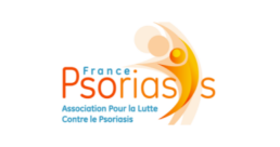 A logo for France Psoriasis Association, a company that partners with 360medlink to develop innovative healthcare solutions